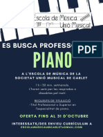 Anunci Professor Piano