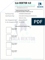 Formulir Pendaftaran Gontor NEW