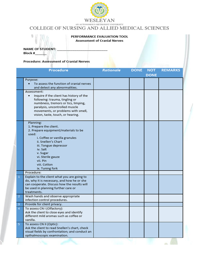 Week+1 Cranial+Nerves+ | PDF | Human Head And Neck | Neuroscience