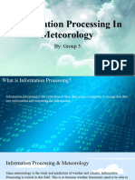 Information Processing in Meteorology