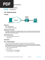 01DDT20F1011 - Lab - Exploring Nmap