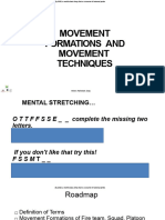 Movement Formations and Techniques