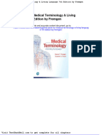Test Bank For Medical Terminology A Living Language 7th Edition by Fremgen Full Download