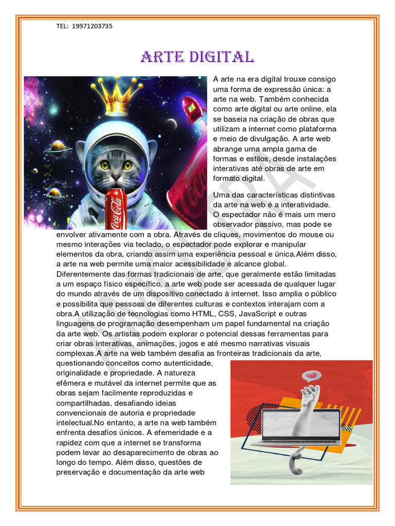 Arte na Web: Interatividade e Acessibilidade | PDF | Rede mundial de ...
