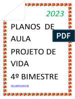 Planos de Aula Projeto de Vida 4° Bimestre 2023 1° Ano Médio C