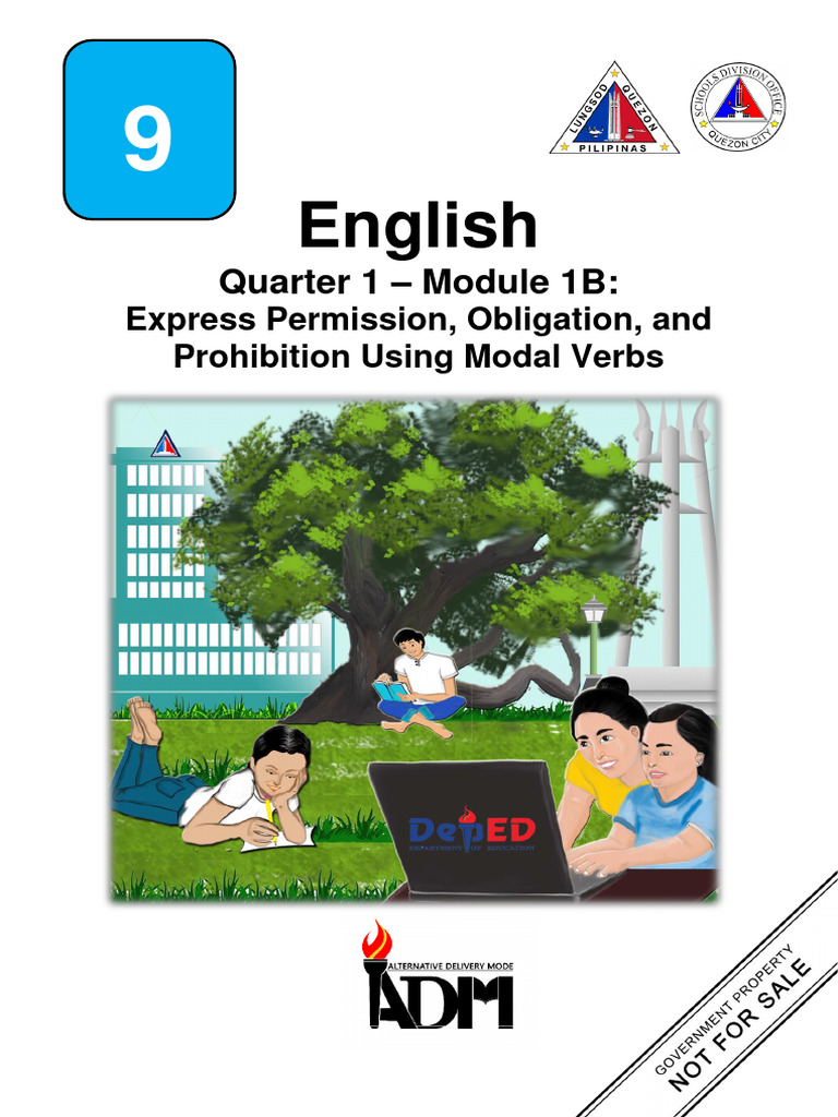 ENGLISH 9 Q1 M1B Modals V4a | PDF | Learning | Linguistics