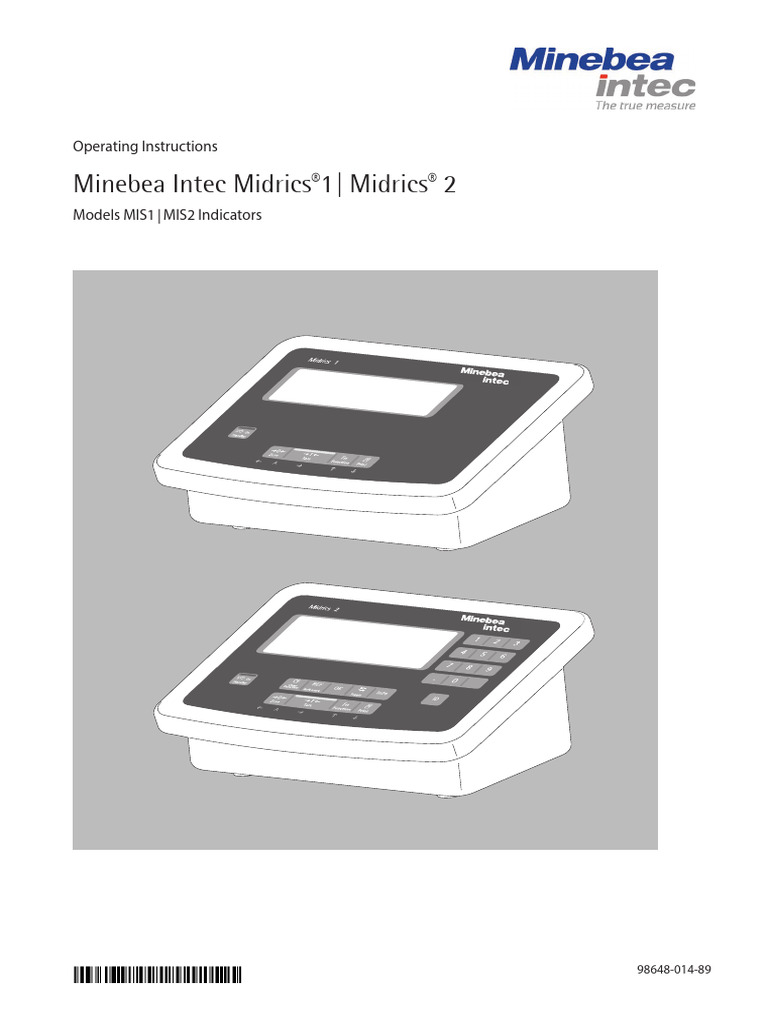 Man Midrics Indicators Mis1 Mis2 Wmi6001 Oper en 9864801489 | PDF | Ac ...
