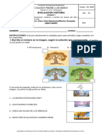 Prueba Historia 1° Básico Martes 30 de Mayo 2