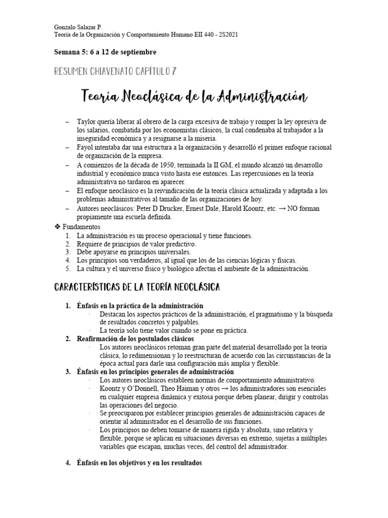 Chiavenato Cap 7 Luhuman Gestion Del Caos Pdf