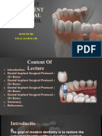 Surgical Phase of Dental Implant Placement