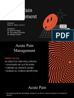 Acute Pain Management