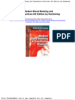 Test Bank For Modern Blood Banking and Transfusion Practices 6th Edition by Harmening Full Download