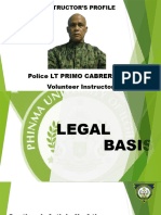 Legal Basis