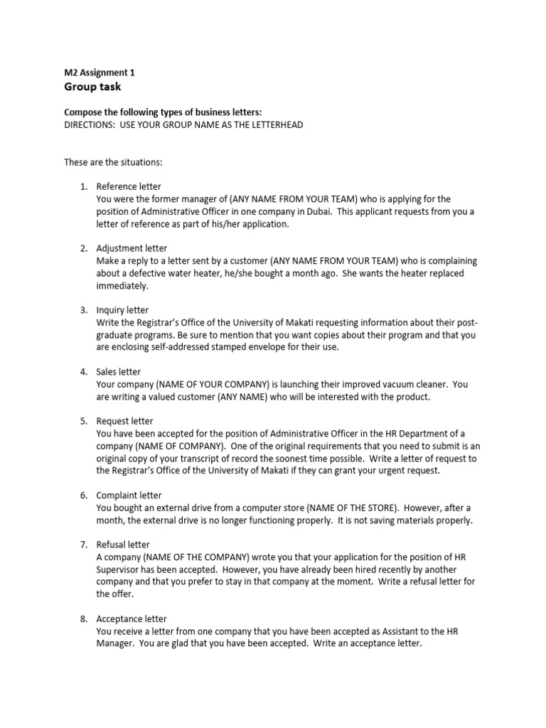 m2 Assignment 1 | PDF