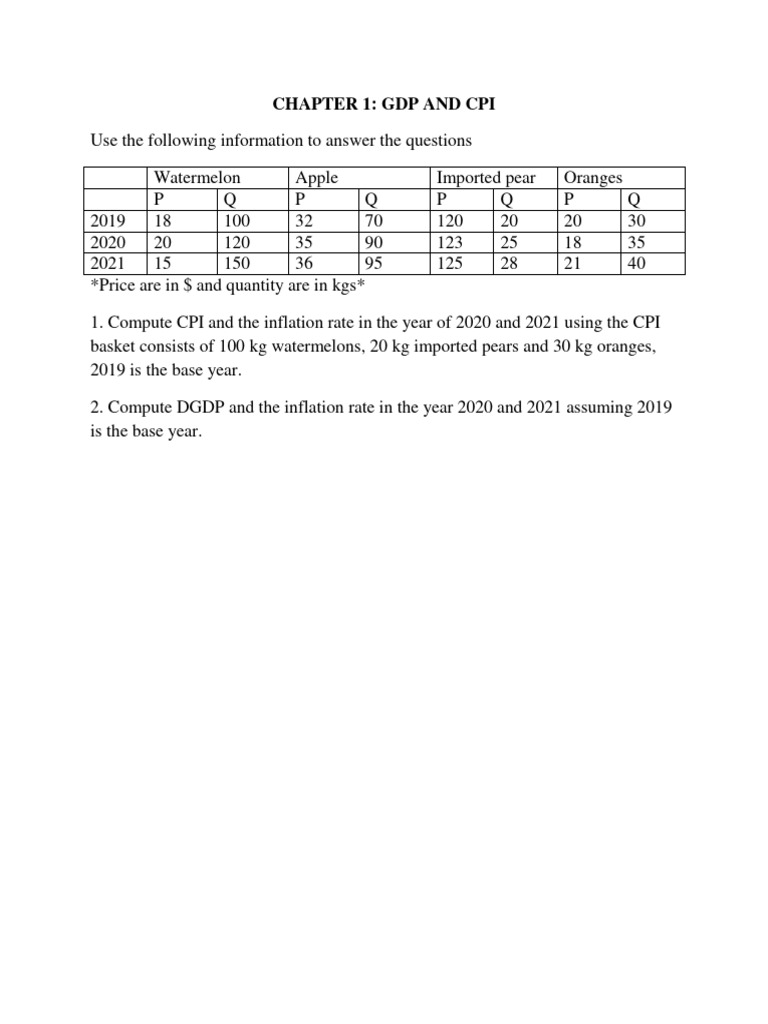 CHAPTER 1 Exercise | PDF | Finance & Money Management