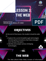 Lesson 3 The Web