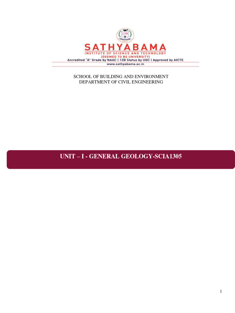 Geology's Role in Civil Engineering | PDF | Earth Sciences | Geology