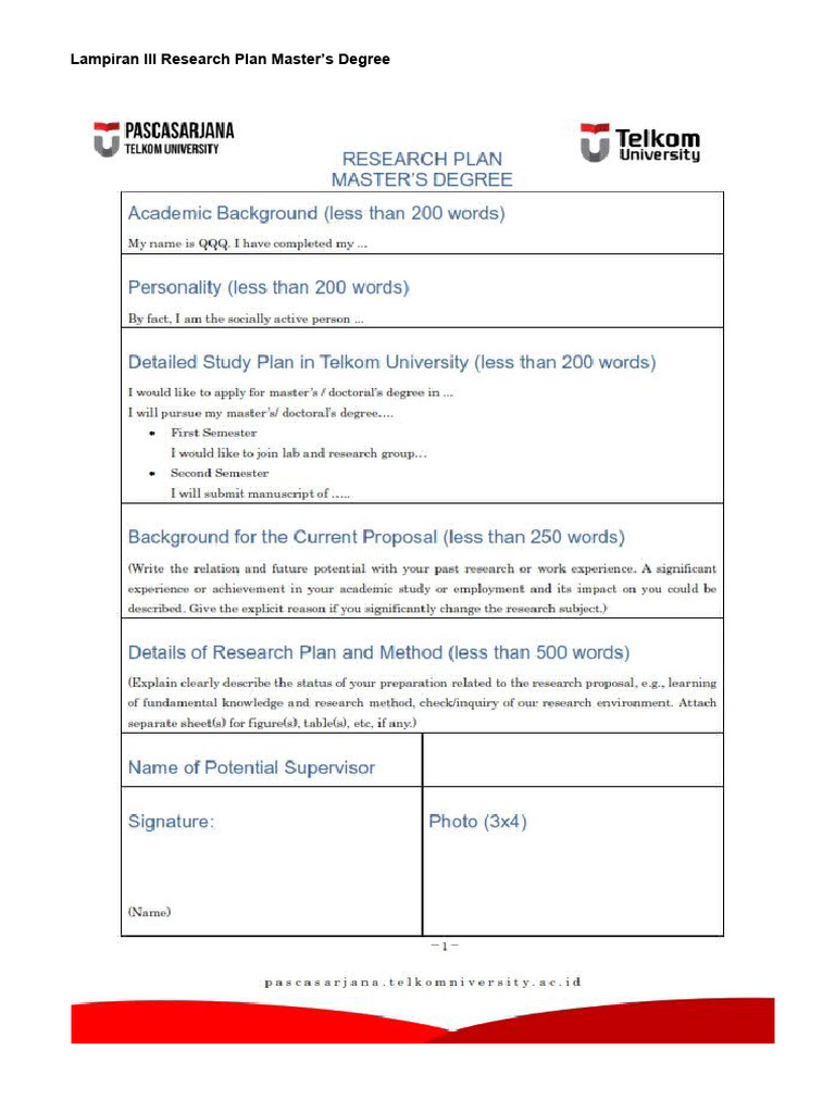 SAMPLE RESEARCH PLAN FOR MASTER S DEGREE visual data 3