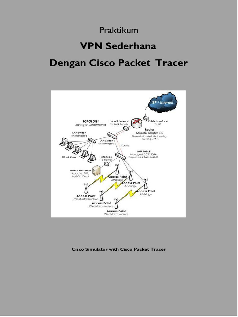 Praktikum VPN Sederhana di Packet Tracer | PDF