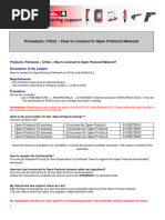 Desoutter OpenProtocol Setup