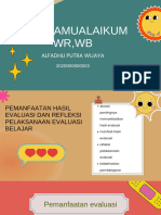 Assalamualaikum WR, WB: Alfadhli Putra Wijaya