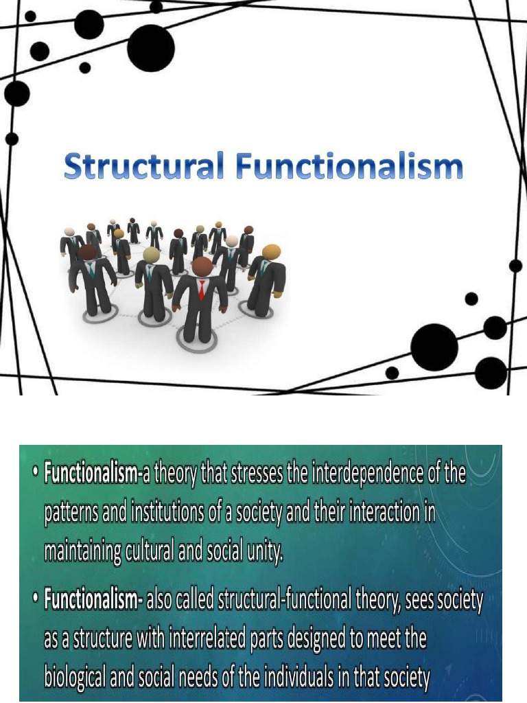 Lesson 2 Structural Functionalism Theory | PDF