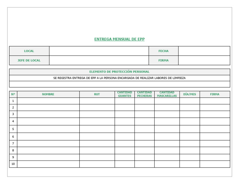 Copia de 1 3 registro entrega de epp personal aseo pdf