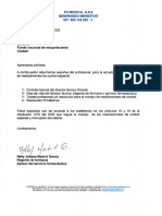 CARTA DE ACTUALIZACION DEL MANEJO DE MEDICAMENTOS DE CONTROL ESPECIAL