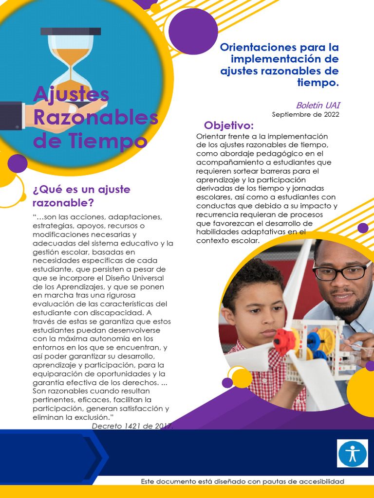 Ajustes Razonables de Tiempo en Educación | PDF | Comportamiento ...