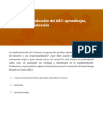 4 El Proceso de Evaluación Del ABC - Aprendizajes, Dificultades y Evaluación