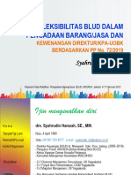 Paparan Pak Syahrudin, Fleksibilitas Blud Dalam PBJ, Pelatihan PBJ, Arsada, Jakarta, 9-11 Februari 2023