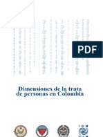 Dimensiones de La Trata de Personas en Colombia