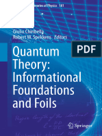 (Fundamental Theories of Physics 181) Chiribella, Giulio_ Spekkens, Robert W (Eds.)-Quantum Theory_ Informational Foundations and Foil