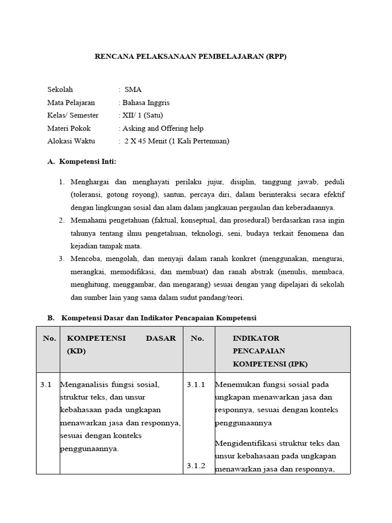 RPP MICROTEACHING Instructional | PDF