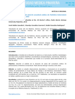 Análisis de La Situación de Salud de Consultorio Médico 30. Policlínico Universitario "Pedro Borrás Astorga". 2016