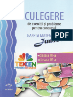 Culegere Gazeta Matematica Junior Clasel