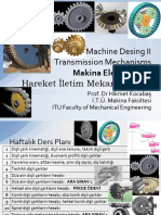 Mak-El-II-01-Düz Dişli-Spur Gears Mechanism-Kinematik