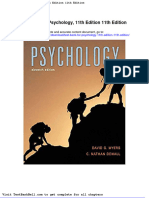 Test Bank For Psychology 11th Edition 11th Edition Full Download