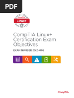 Comptia Linux Xk0 005 Exam Objectives (2 0)