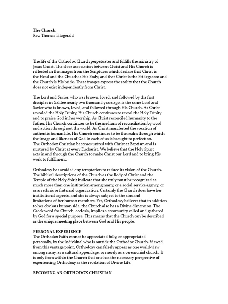 The Church | PDF
