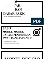 Topik 5 - Model-Model Dalam Pendidikan Awal Kanak-Kanak