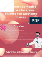 Caracteristica Medico-Tactică A Focarelor Chimice (Cu Substanțe Toxice) .