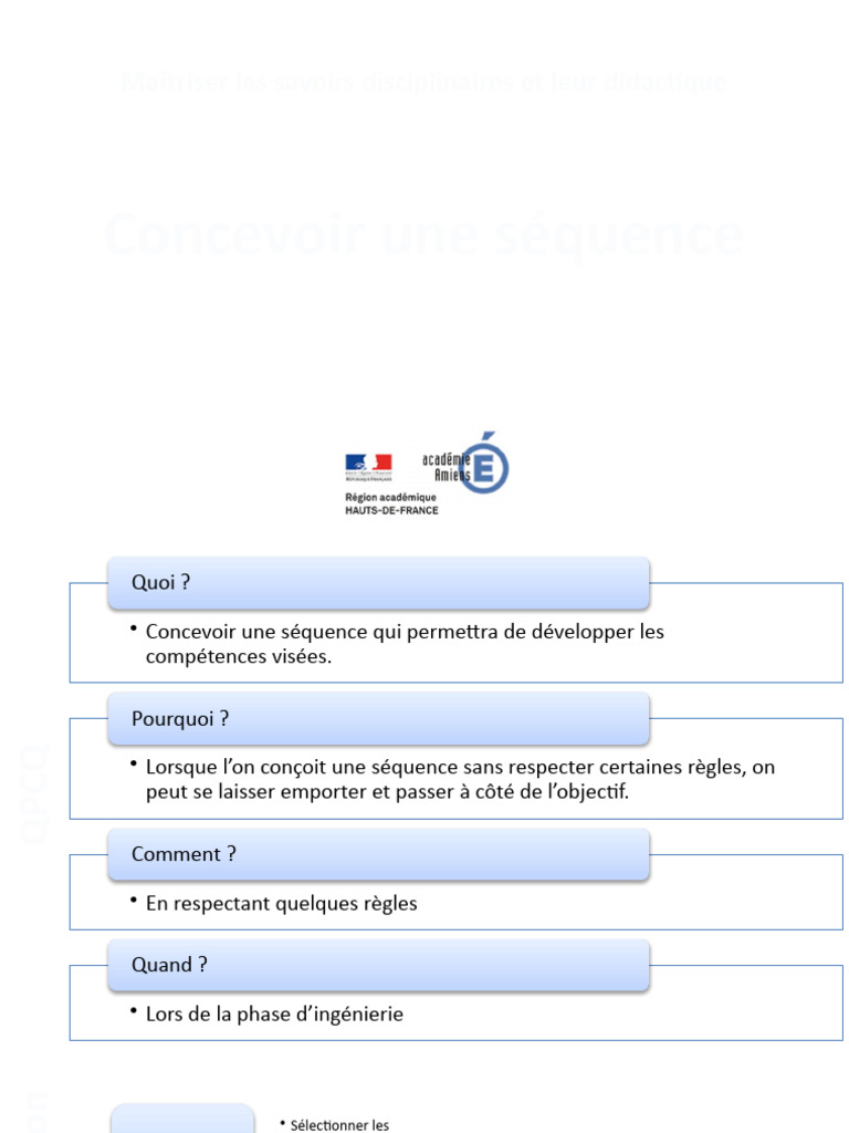 Concevoir Une Sequence 2 Pdf