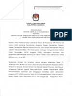 Pengumuman DCS Anggota DPRD Kab. Kuningan