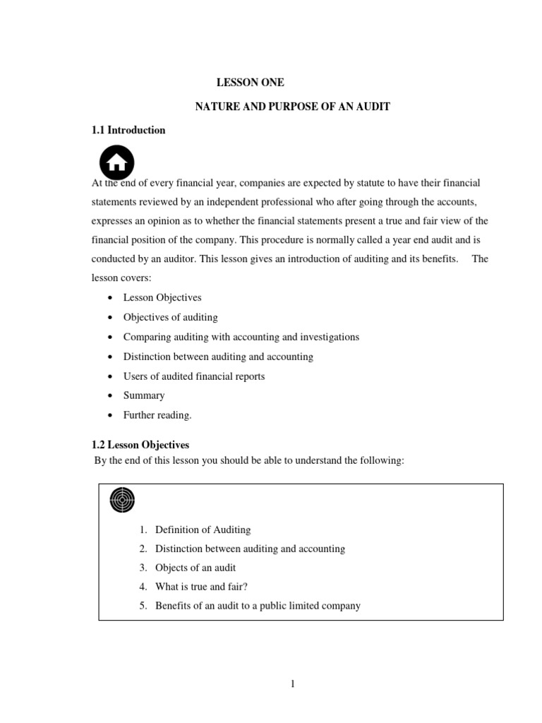 Lesson One PDF