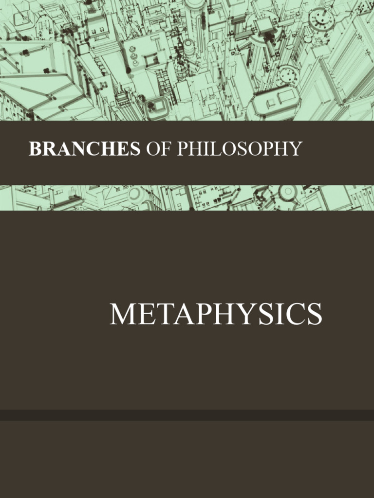Branches of Philosophy PDF