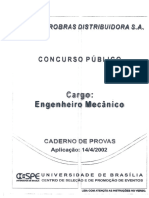 Mecânica - 2002 - Petrobras - Cespe