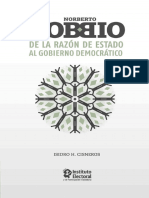 Bobbio - de La Razon de Estado Al Gobierno Democratico