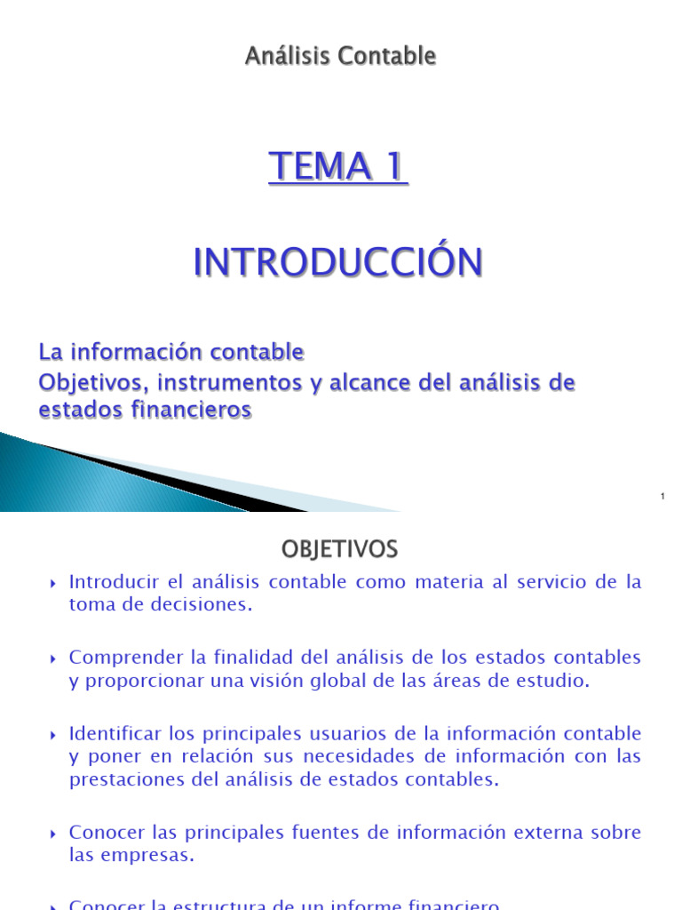Tema 1 La Informacion Contable Introduccion | PDF | Contabilidad ...
