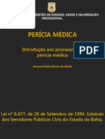 Slide - Introdução Aos Processos de Perícia Médica